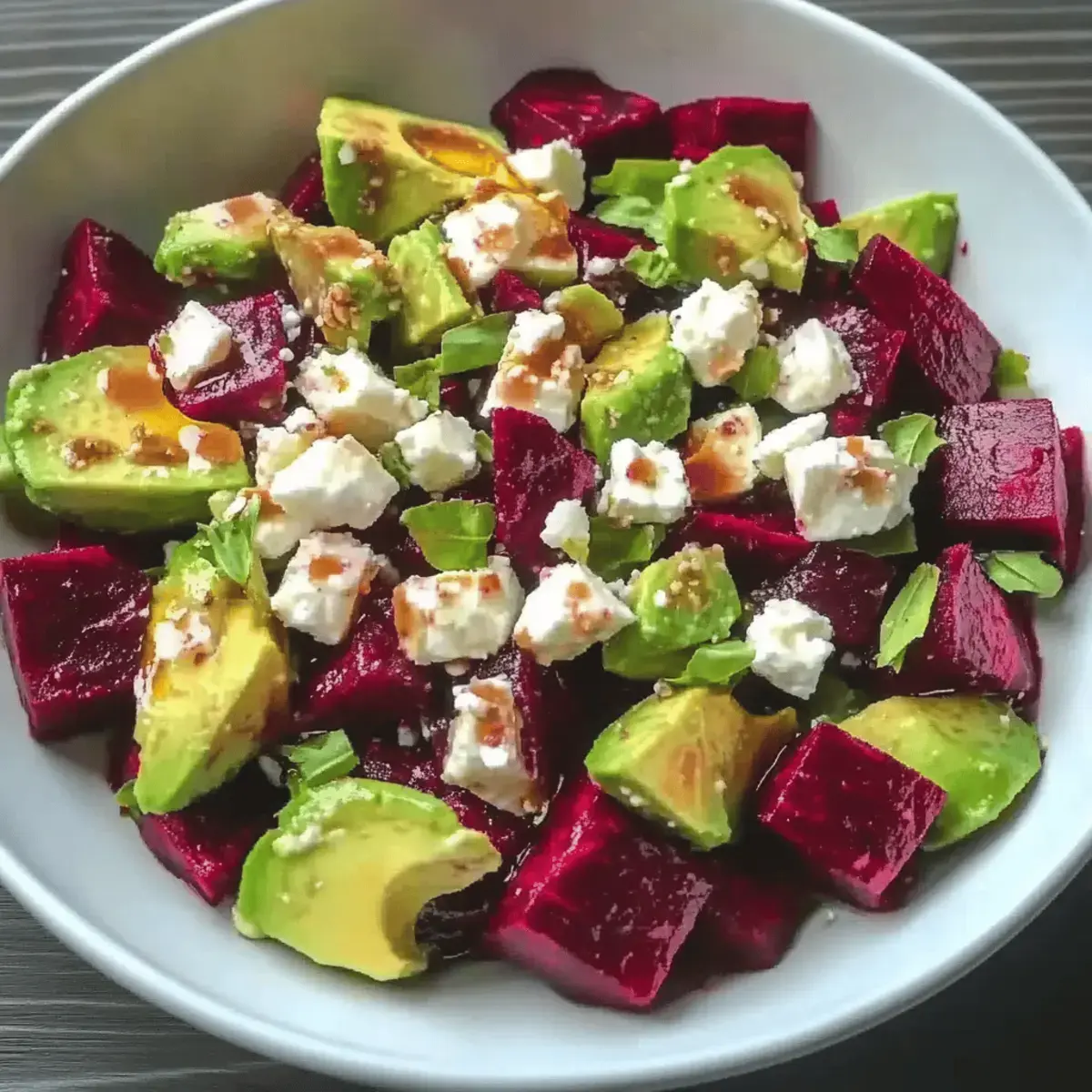 Salade Betteraves, Avocat, Feta : Une Explosion de Saveurs Facile 2 Salade de betteraves avocat feta