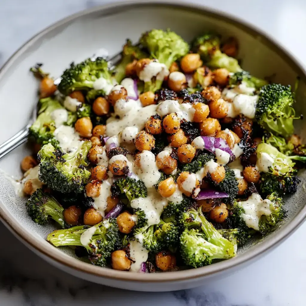 Ultimate Roasted Broccoli & Chickpea Salad – Delicious & Easy