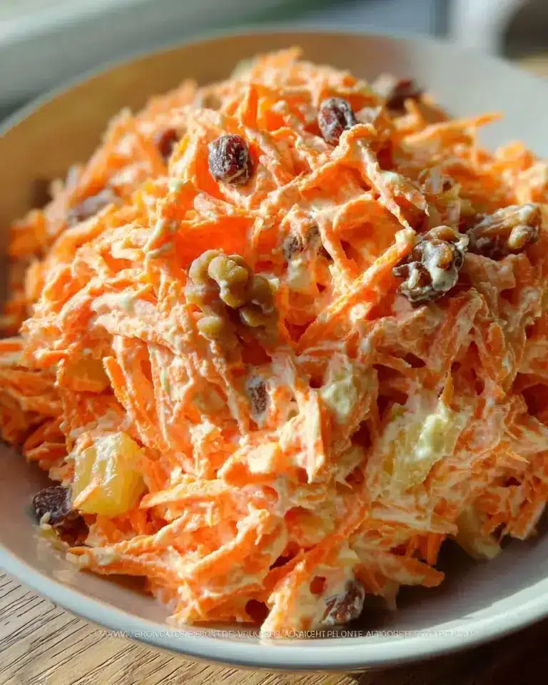 Salade de carottes crémeuse