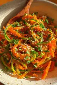 Salade de concombres et carottes