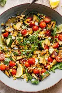 Salade de courgettes grillées