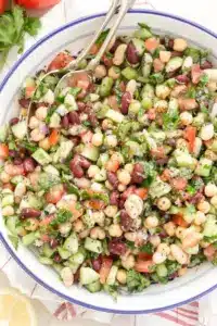 Salade méditerranéenne aux haricots