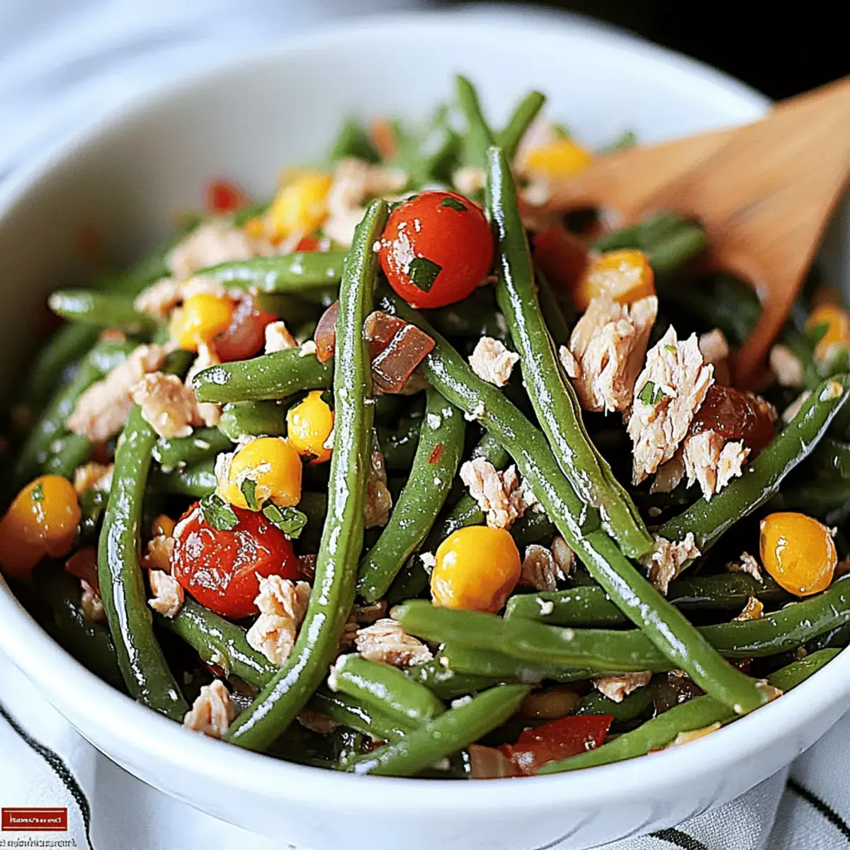 Recette Simple de Salade de Haricots Verts au Thon Délicieuse 2 Salade de haricots verts au thon