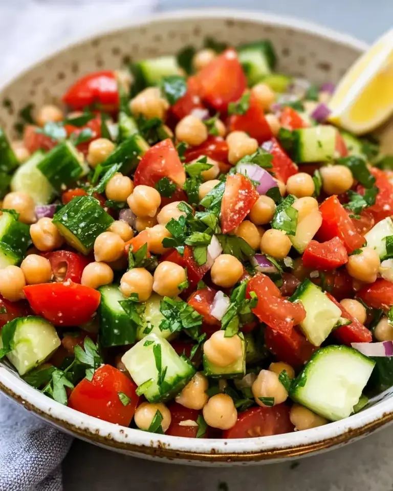 Chickpea Salad: The Ultimate Fresh & Delicious Delight
