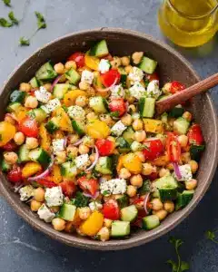 Salade de Pois Chiches Facile