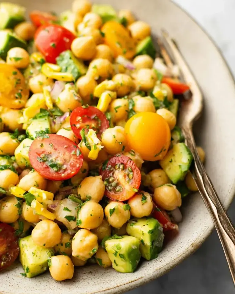 Easy Chickpea Salad Recipe