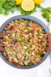 Salade de pois chiches à la marocaine