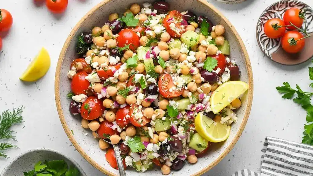 Mediterranean Chickpea Salad Recipe