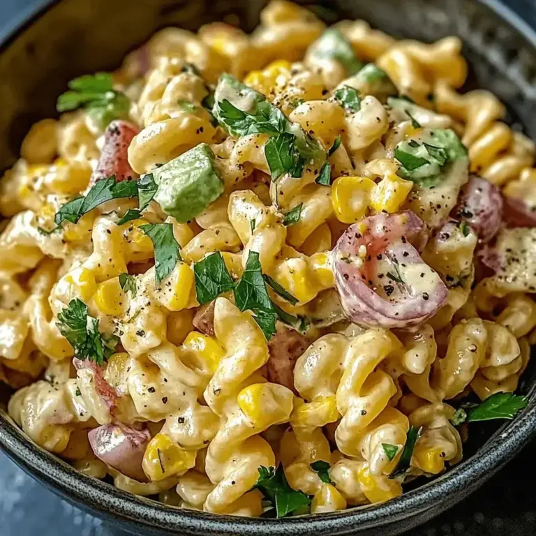 Mexican Street Corn Pasta Salad is a must-try dish!