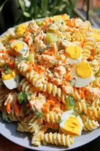 Salade de Pâtes au Surimi : un délice express