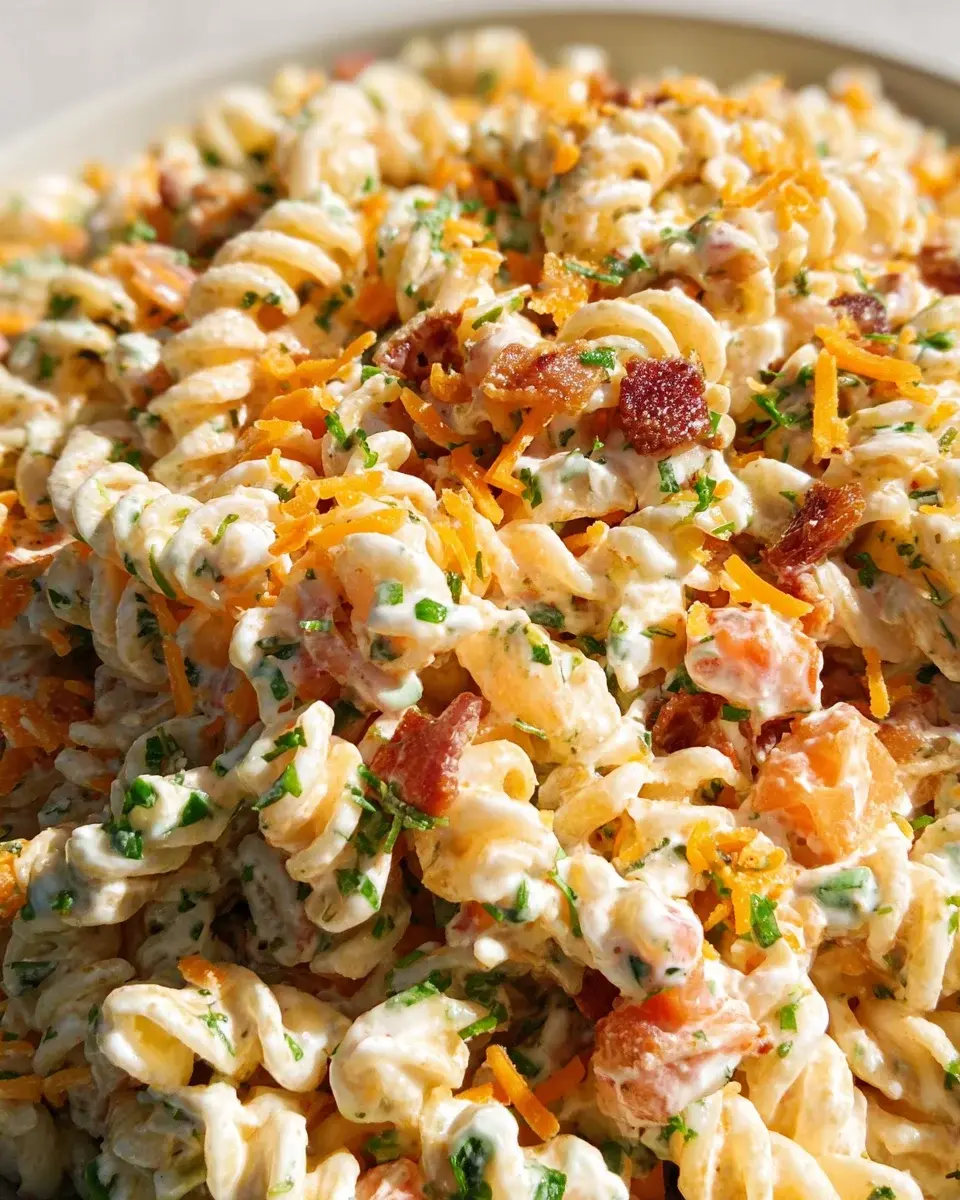 Salade de pytes bacon ranch