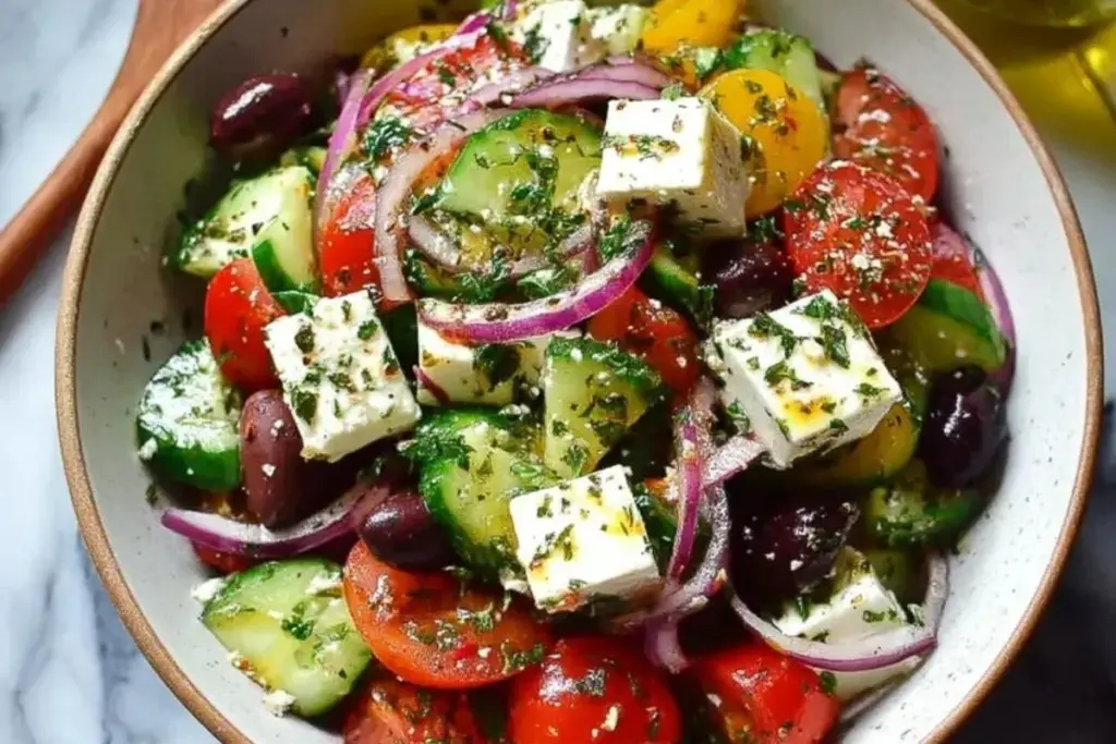 Salade Grecque Méditerranéenne Authentique