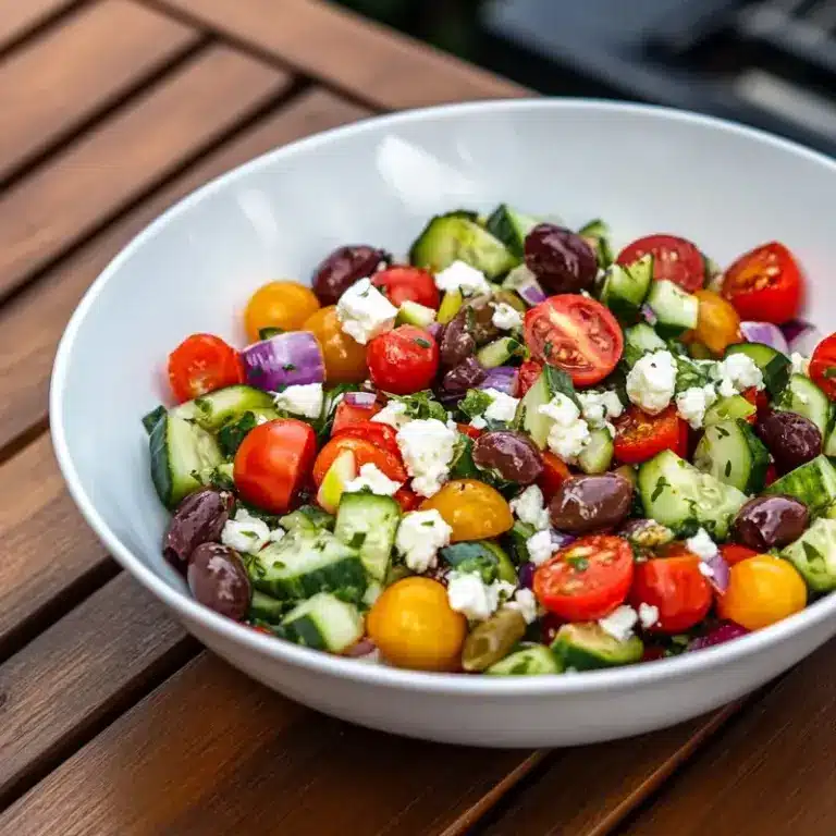 Mediterraner Salat zum Grillen – Rezept – Carnilife