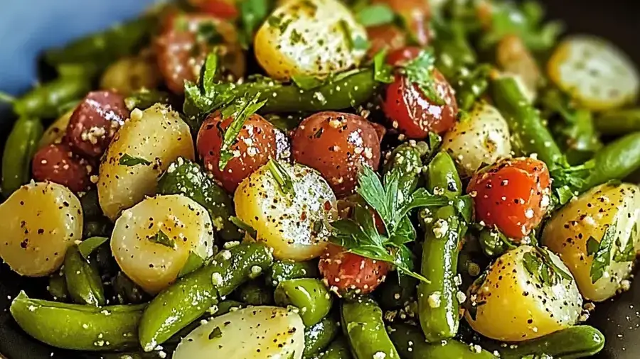 Salade pommes de terre haricots verts Classique et Fraîche