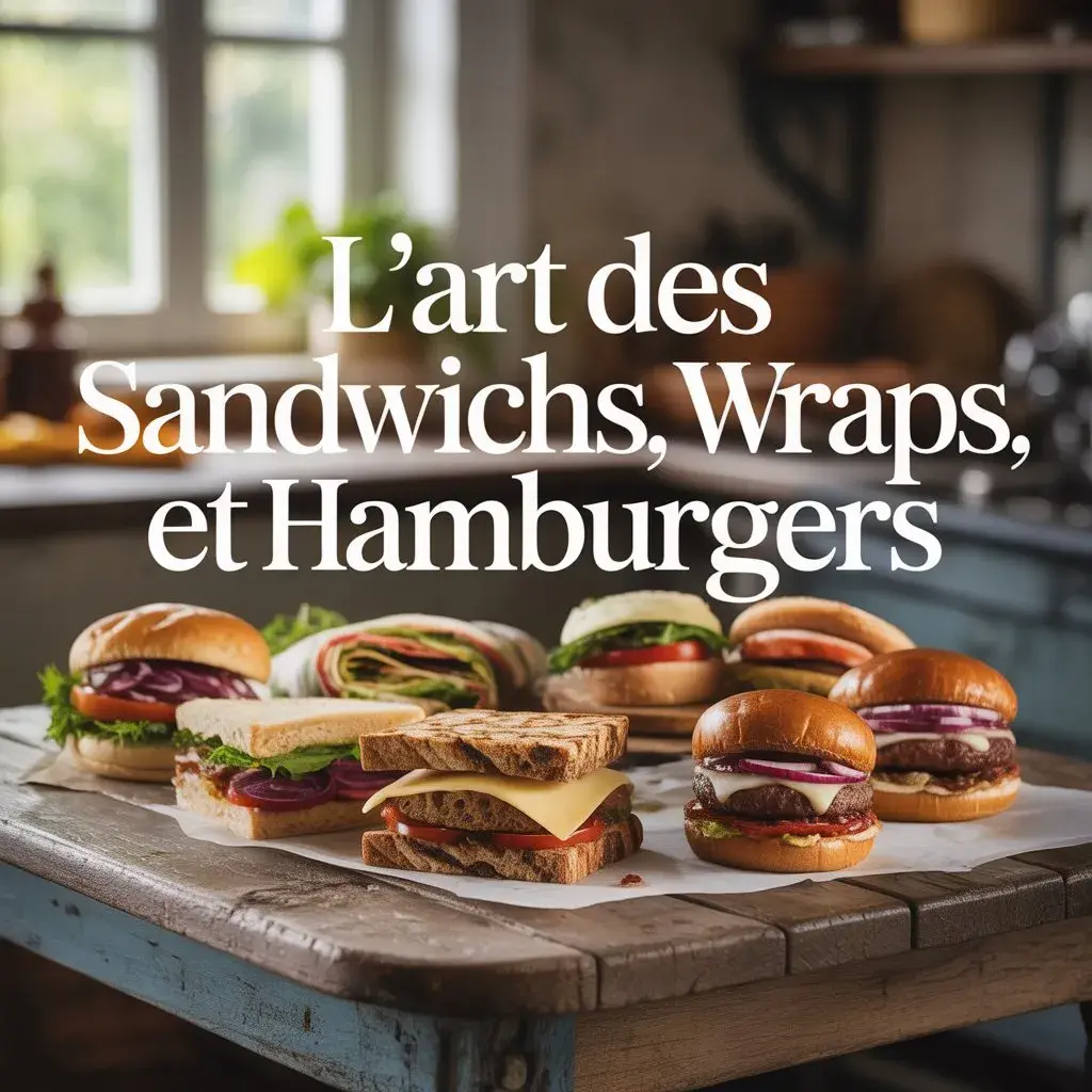 30+ Recettes Sandwiches Wraps et Burgers Maison 2 Sandwiches wraps et burgers maison
