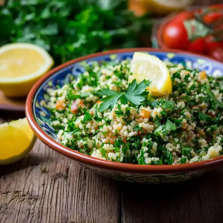 Taboulé Libanais facile : 5 astuces simples et efficaces