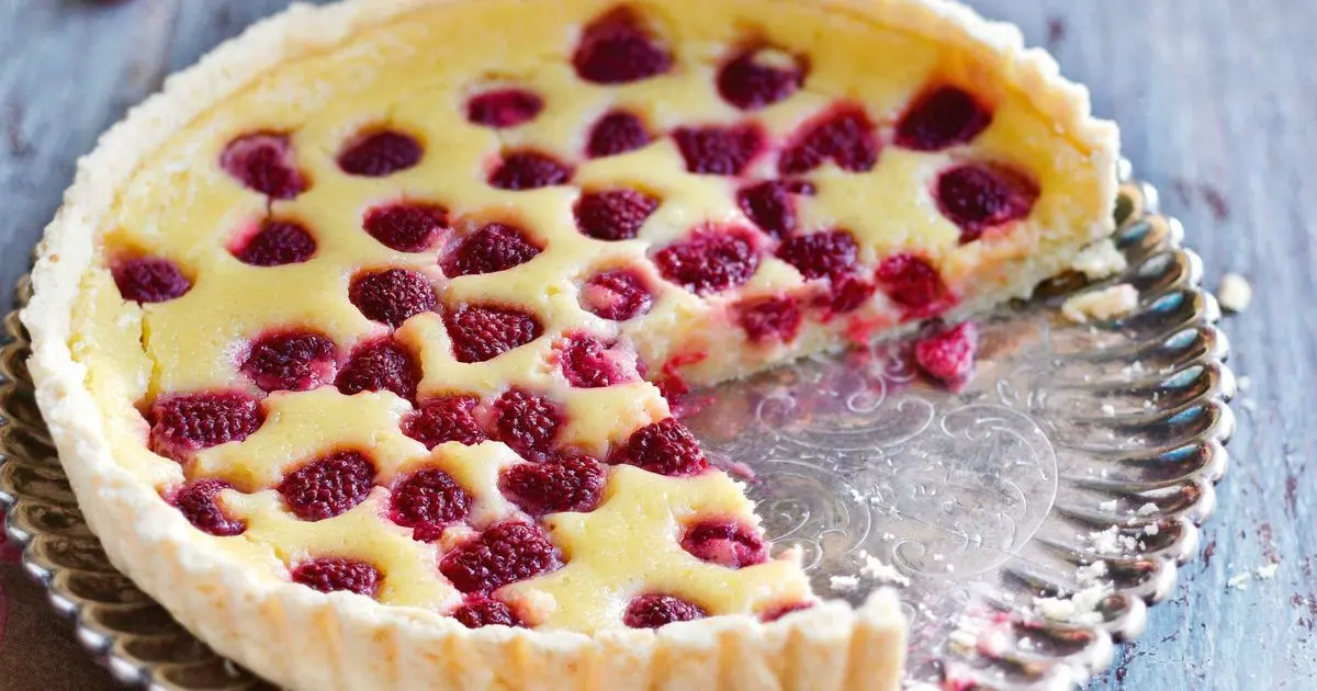 Tarte au lemon curd de citron vert et framboises 2 Tarte au citron vert