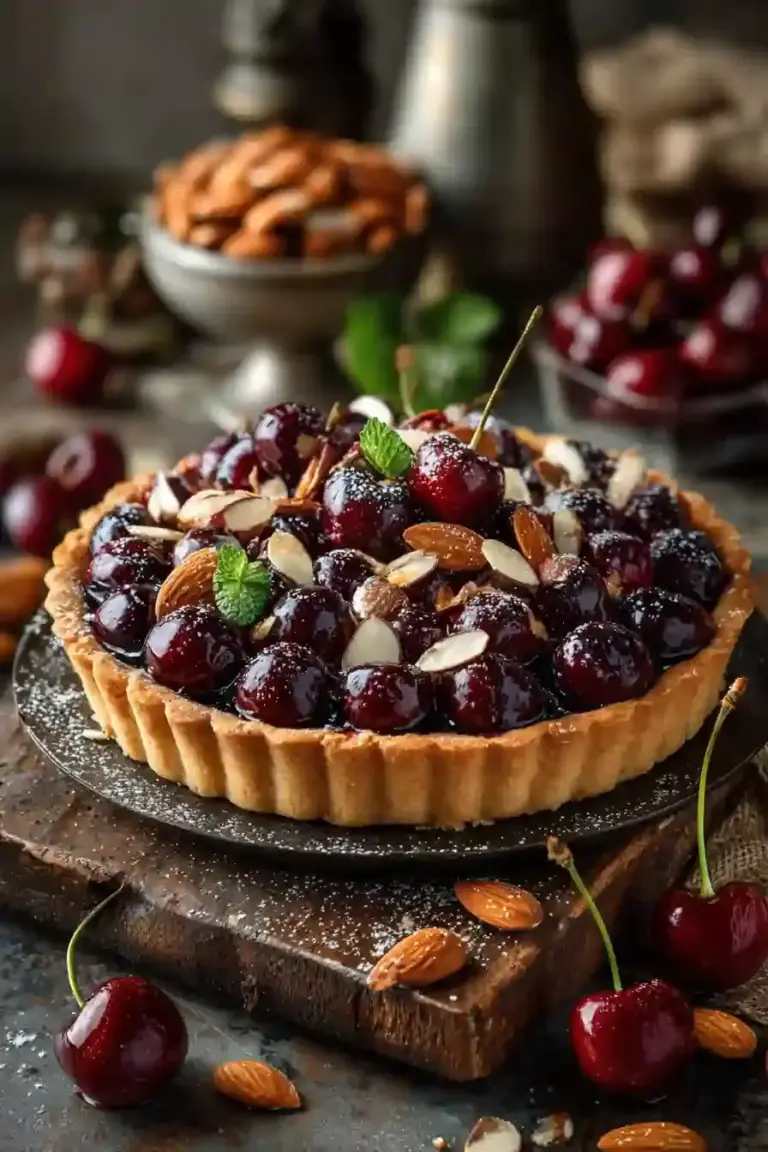 Tarte Cerises Amandes Gourmande 30min Parfaite Été – Maman Recettes