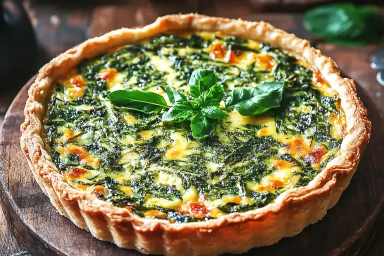 Tarte aux Épinards Extravagante