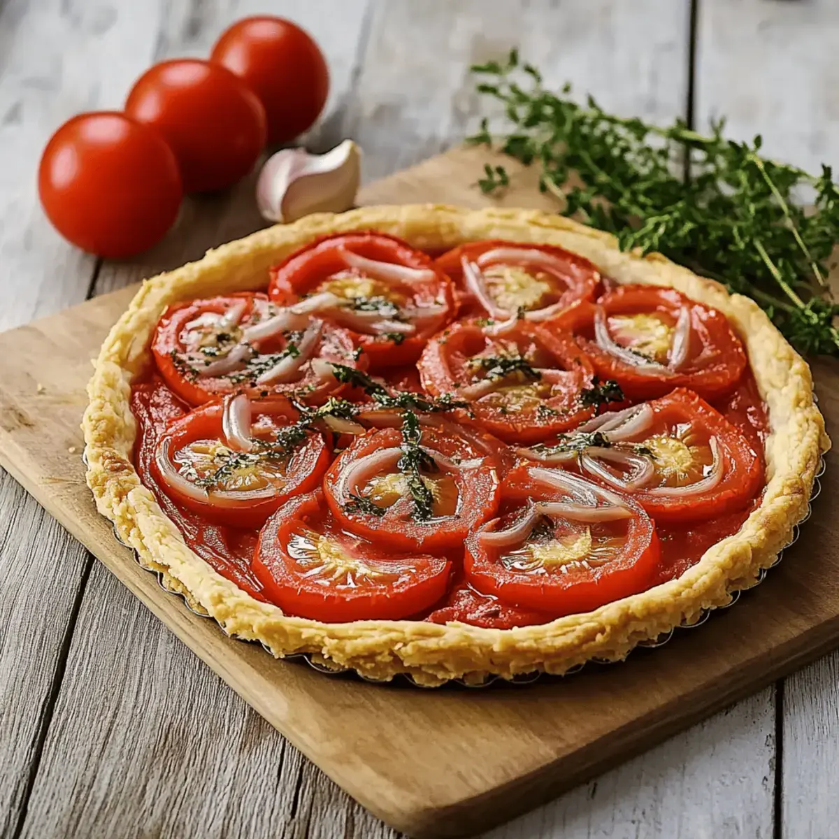 La Meilleure Tarte Fine aux Tomates et Échalotes: Facile et Délicieuse 2 Tarte fine aux tomates