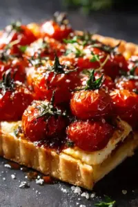 Tarte Fine aux Tomates Cerises et Thym