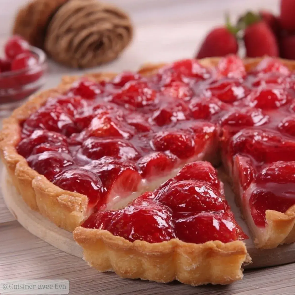 Tarte Sablée aux Fraises : dessert frais et croustillant - 2 Tarte sablée aux fraises