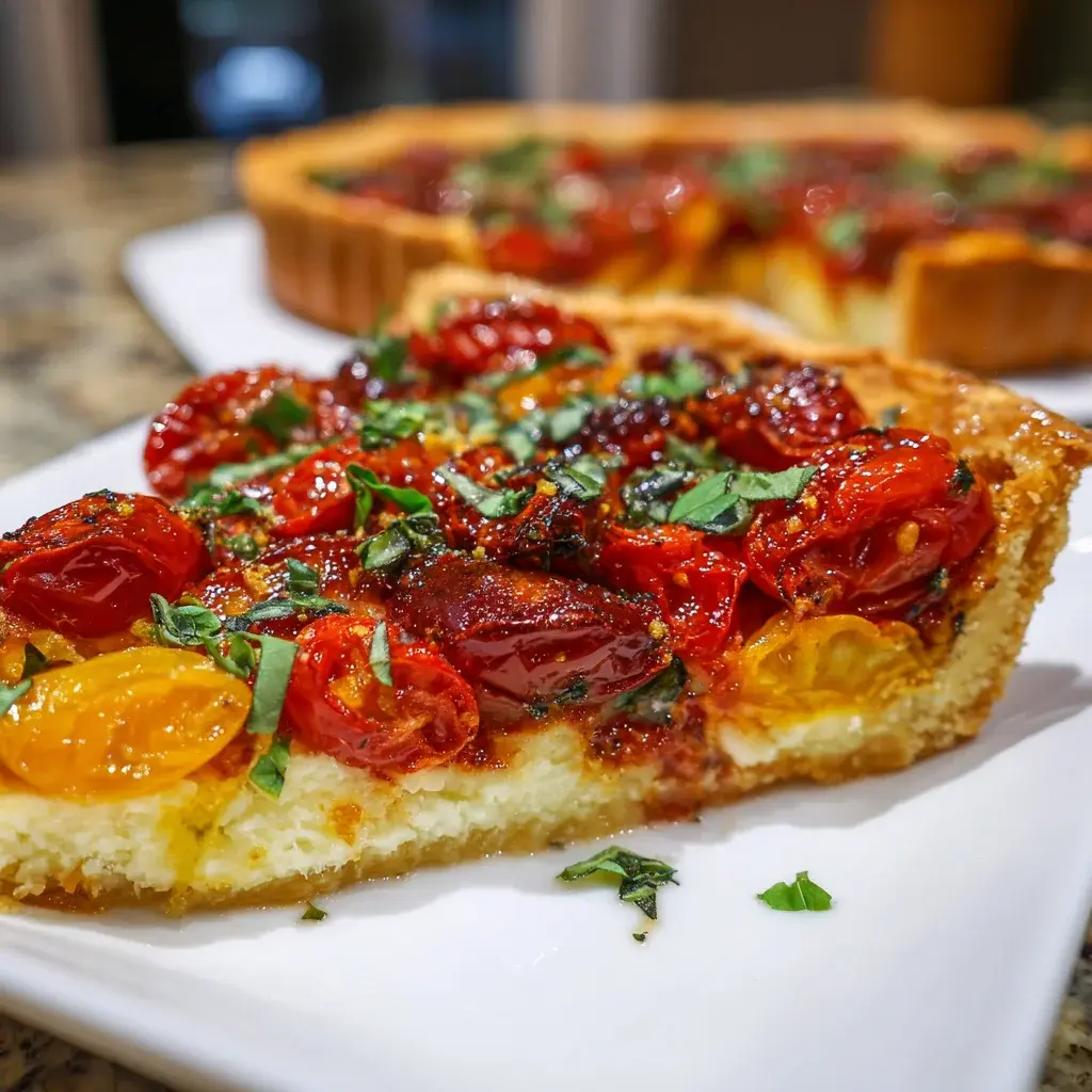Savory Tomato Basil Tart Delight