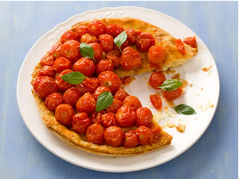 Recette IG bas : Tarte Tatin aux Tomates Cerises
