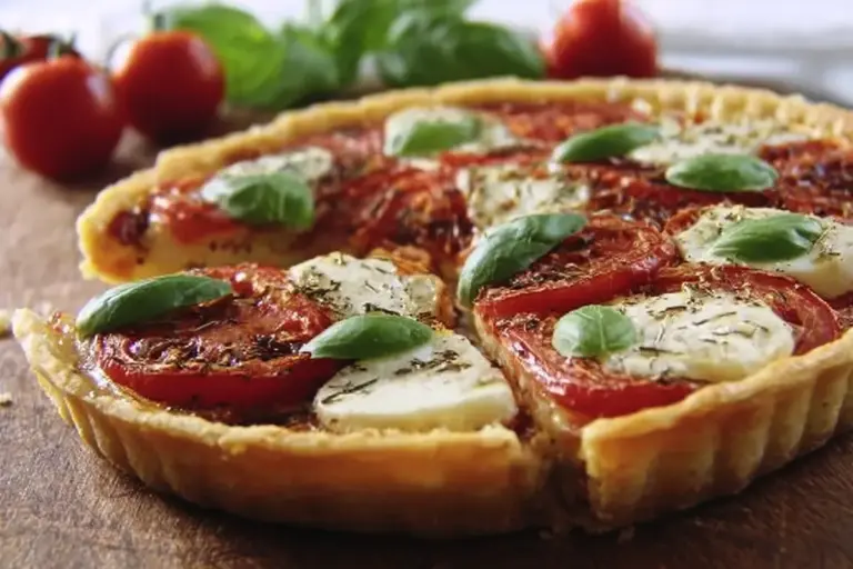 Tarte Tomate Chèvre Miel – Recettes de Luxe