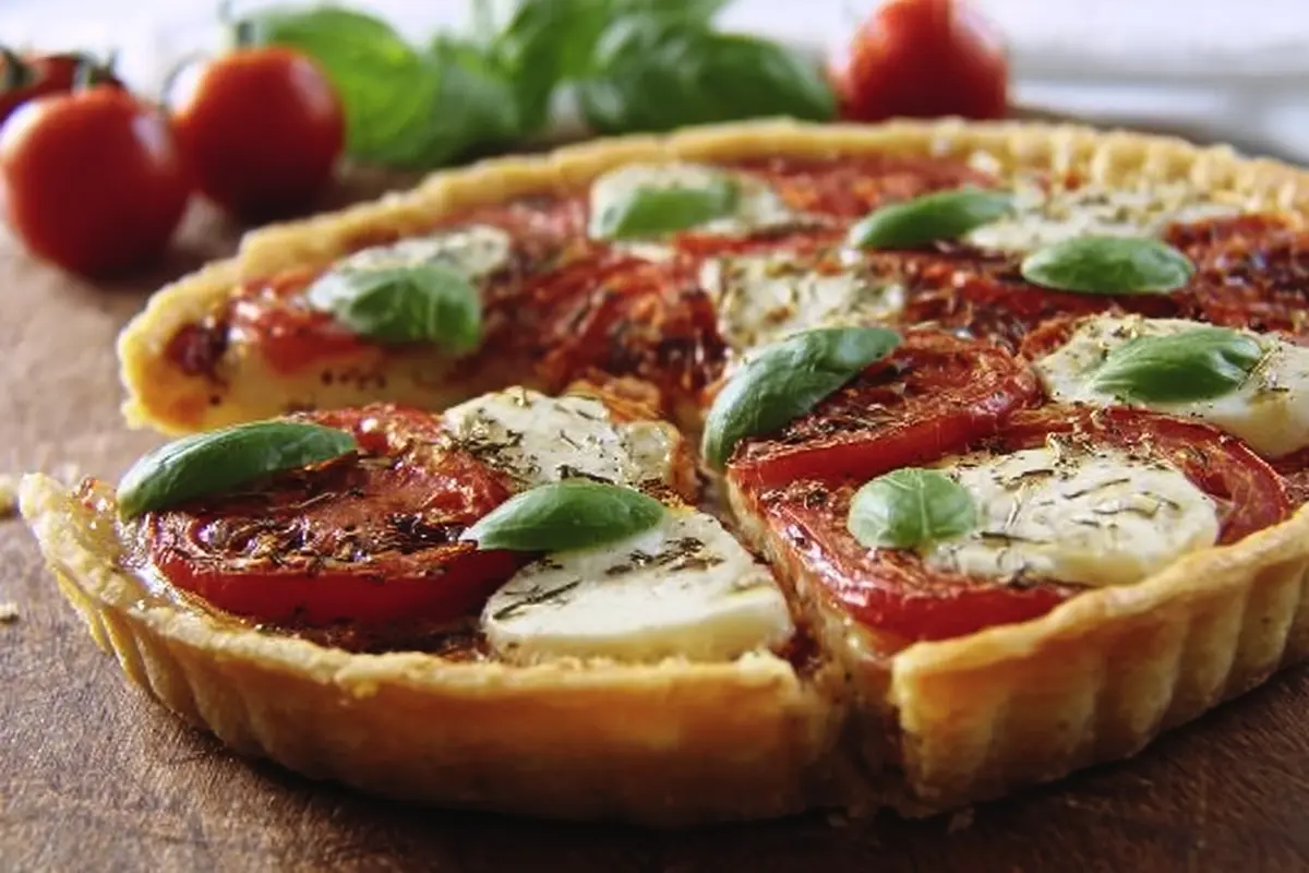 Tarte Tomate Chèvre Miel - Recettes de Luxe 2 Tarte tomate chèvre miel
