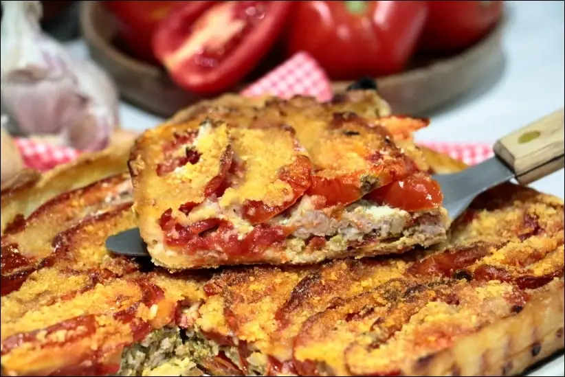 Tarte à la tomate et chair à saucisse façon tomates farcies – Happy papilles