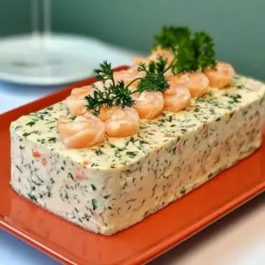 Terrine de Saint-Jacques, Saumon et Crevettes
