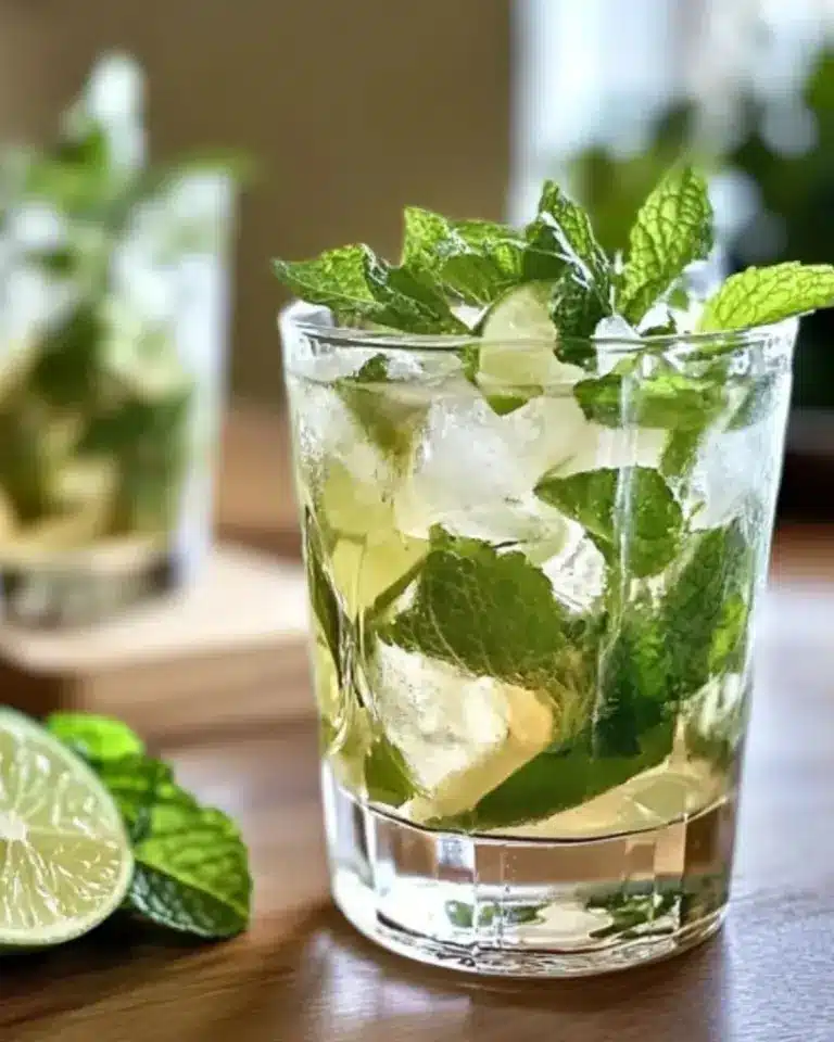 Virgin Mojito, Cocktail Sans Alcool