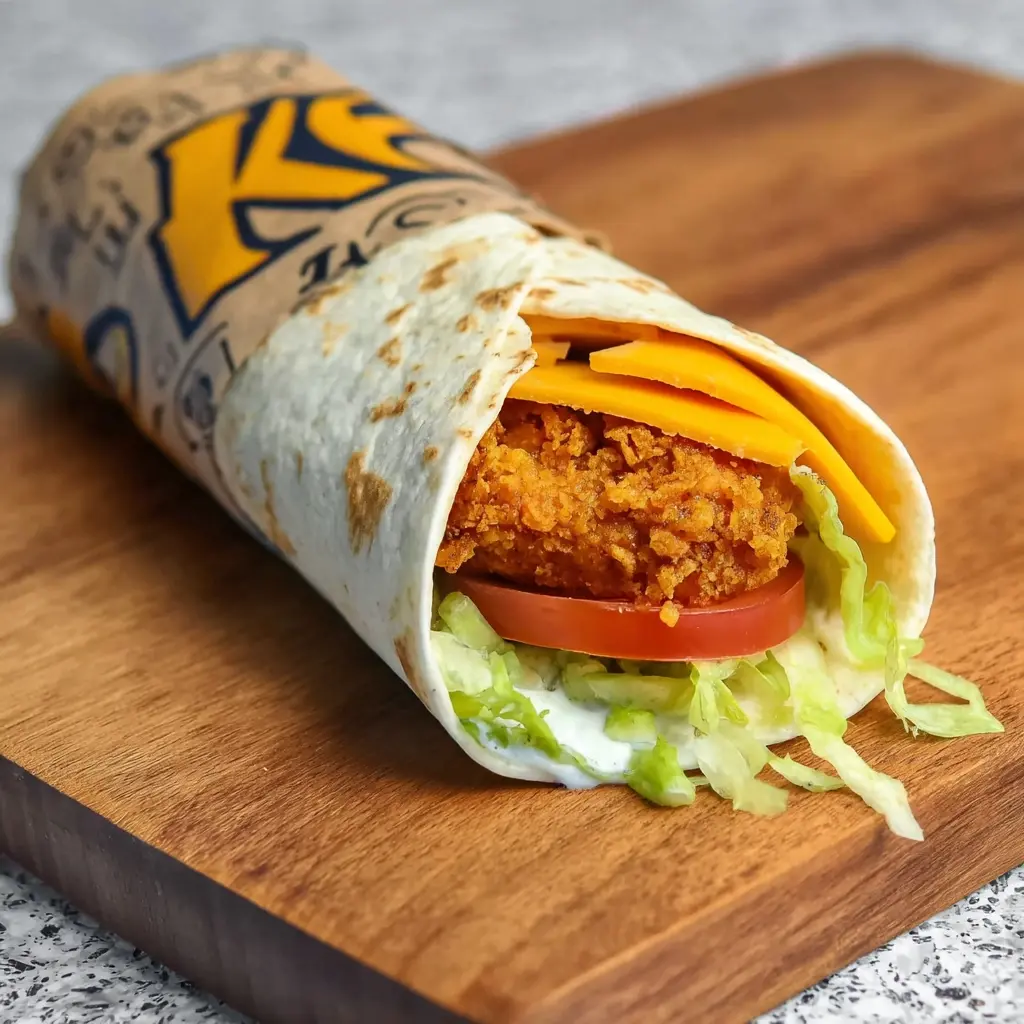 Wrap Poulet Ranch simple 4 étapes gourmandes