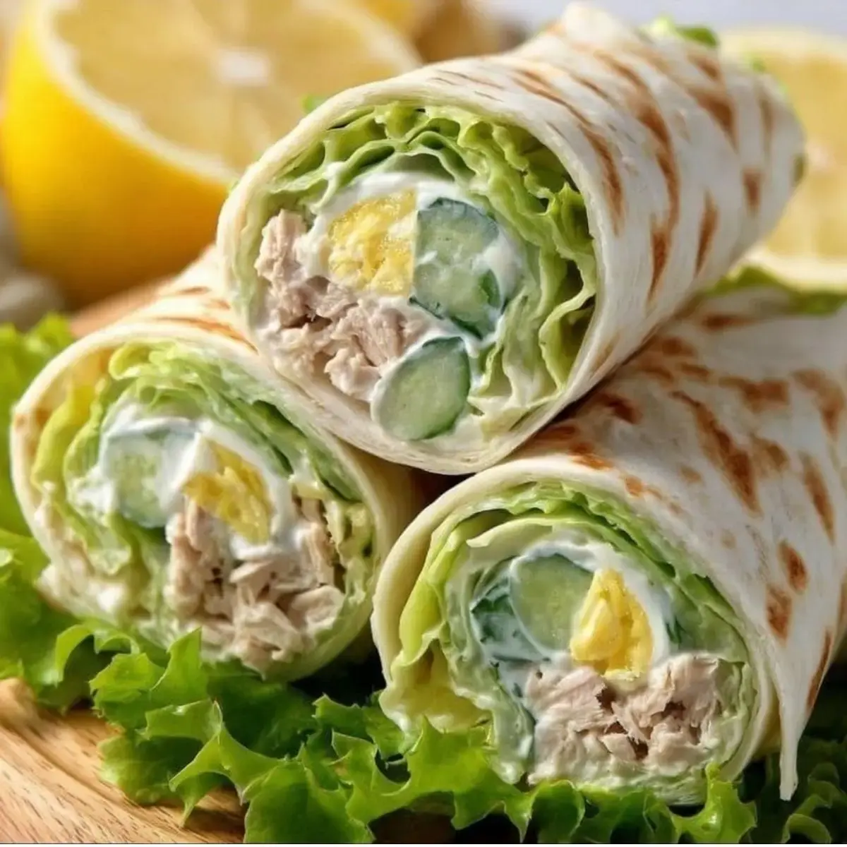 Wraps Froids au Thon Concombre et Fromage : Savourez ! - 2 Wraps Froids au Thon