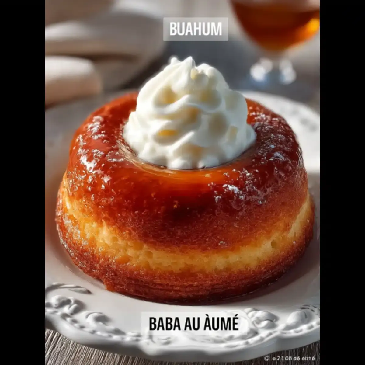 Baba au rhum classique - 2 baba au rhum classique