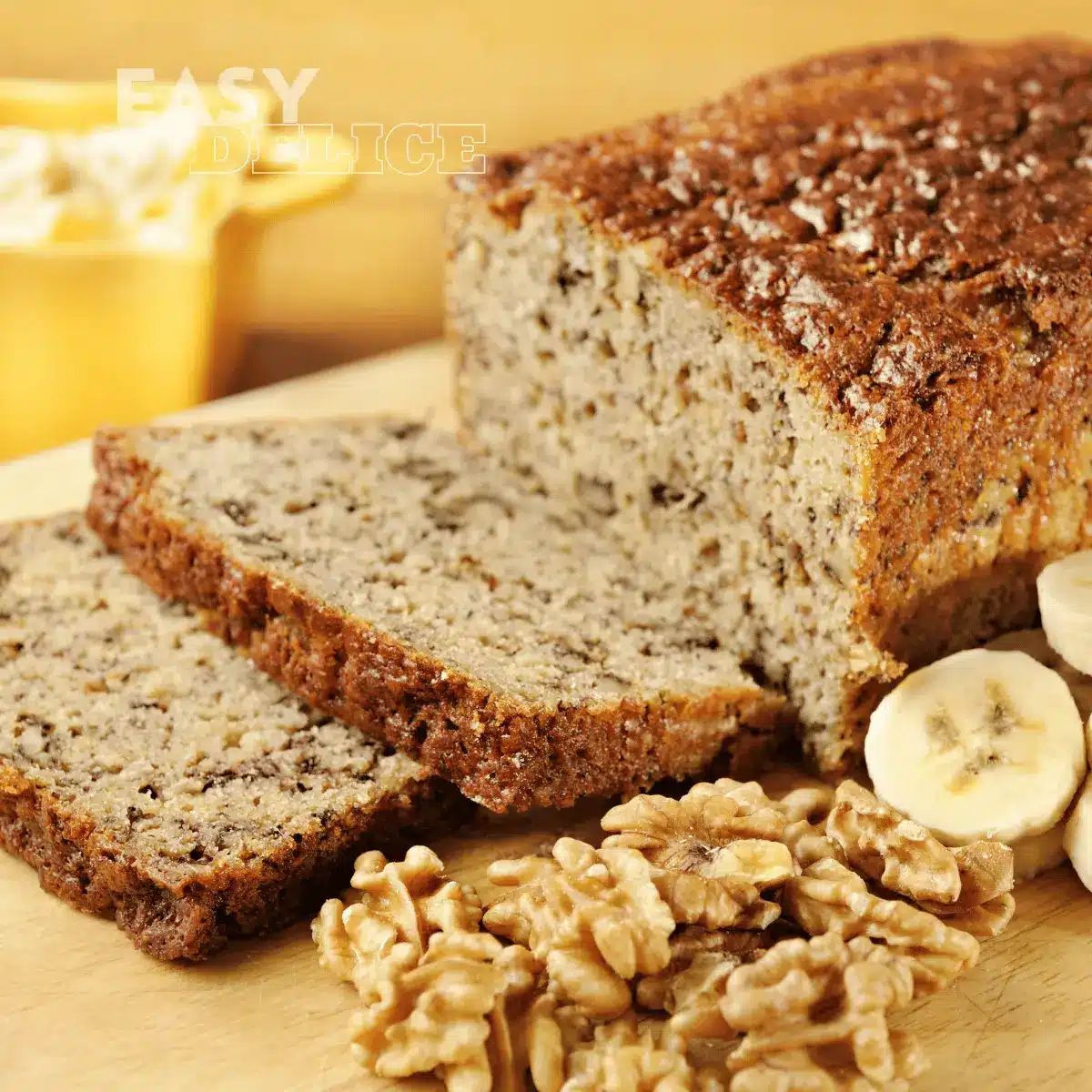 Pain au banane à l'Air Fryer - Recette Facile 2 banana bread airfryer