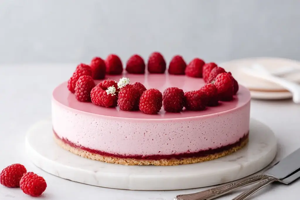 Bavarois Framboise et Croustillant Chocolat Blanc : L’Entremets Fruité Qui Fait Sensation