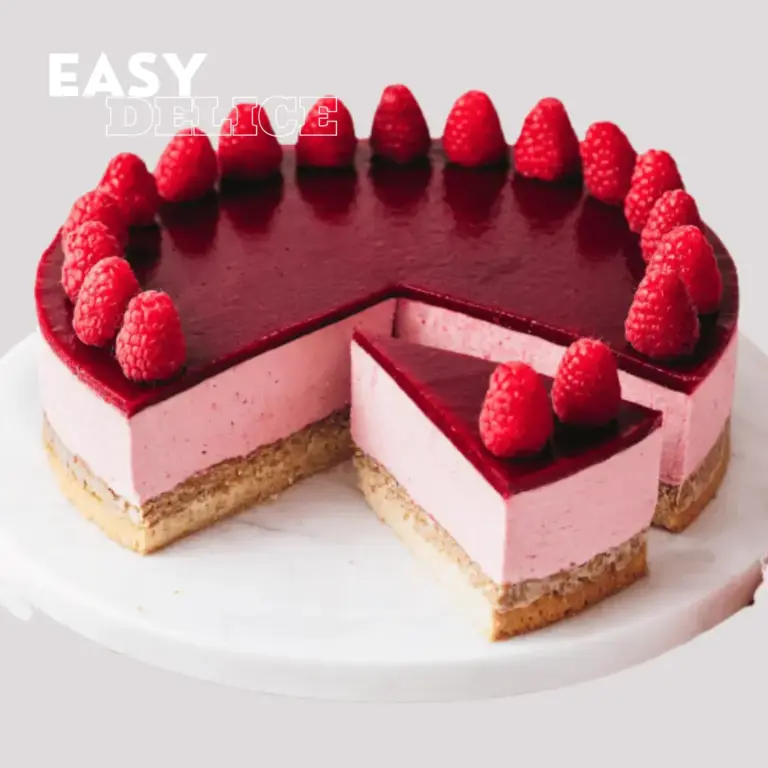 Bavarois Framboise et Chocolat Blanc : Idée Recette Facile et Rapide