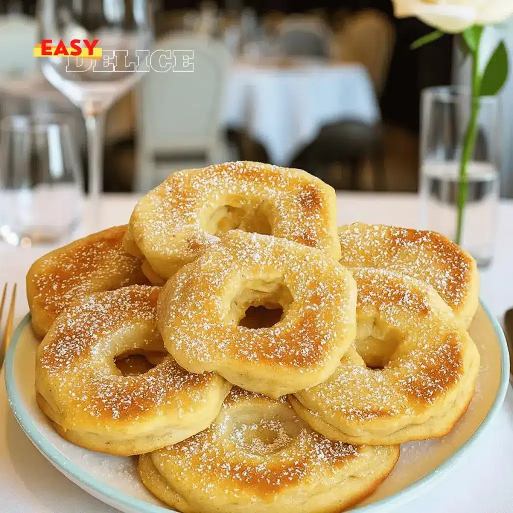 Beignets aux Pommes au Four : Recette Cyril Lignac
