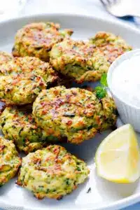 Beignets de courgettes et feta au four