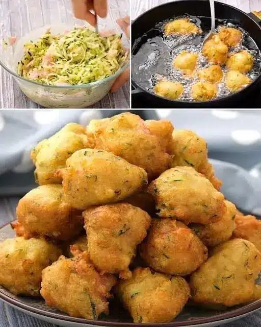 Découvrez les délicieux Beignets de Courgettes à la Cuillère