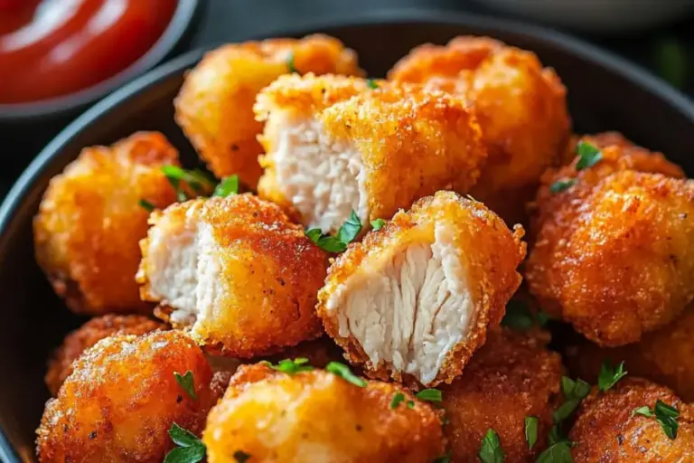 Beignets de Poulet Fromagés