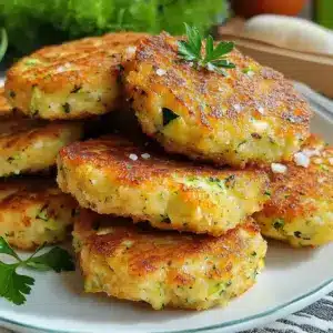 Beignets de poulet et courgettes fondants