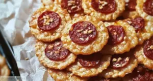 Biscuits Sablés au Chorizo et Emmental