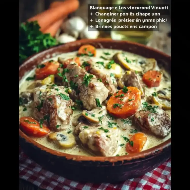 Blanquette de Porc au Vin Blanc –