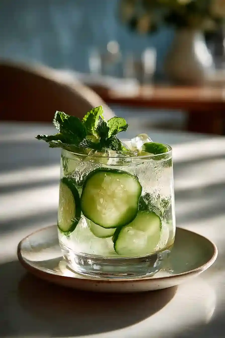 Fraîcheur Concombre Gingembre : Recette Detox Parfaite pour l’Été 2 boisson fraîche concombre et gingembre