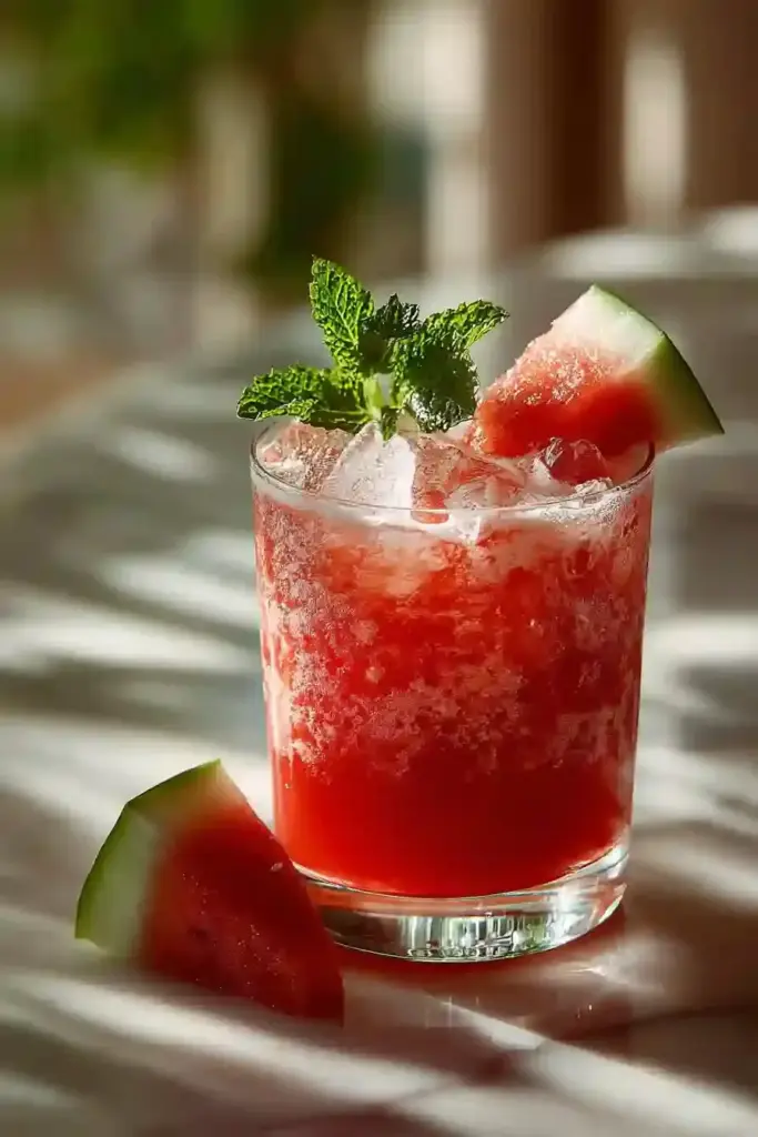 Pastèque Menthe Boisson onctueuse facile pour rafraîchir