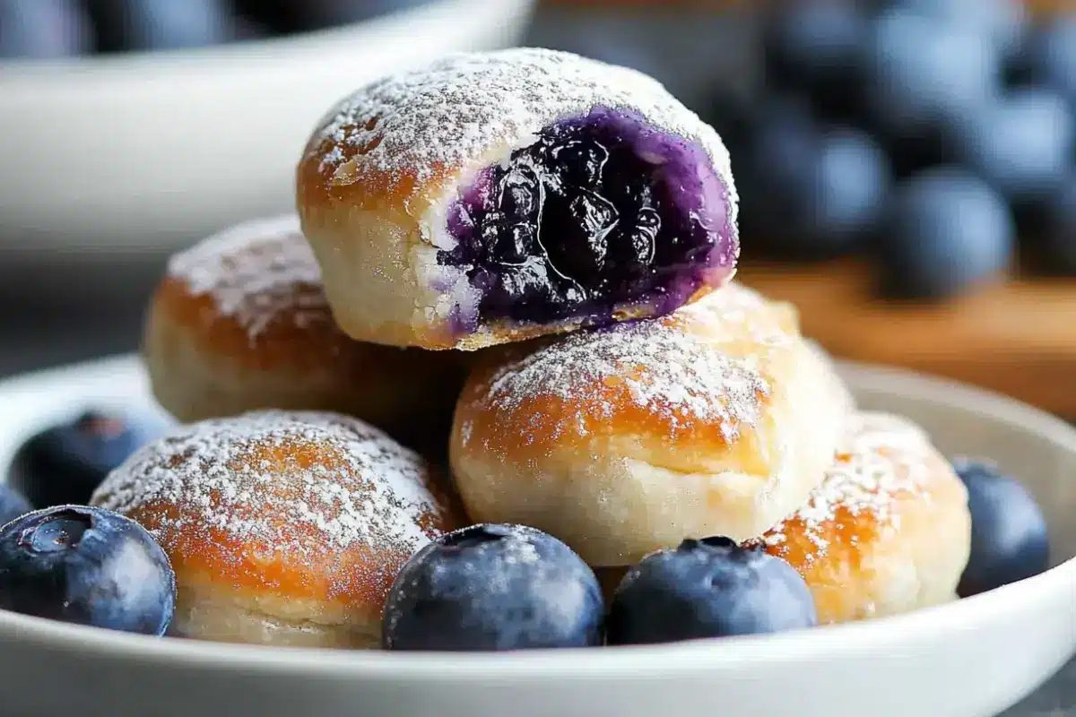 bombes y tarte aux bleuets