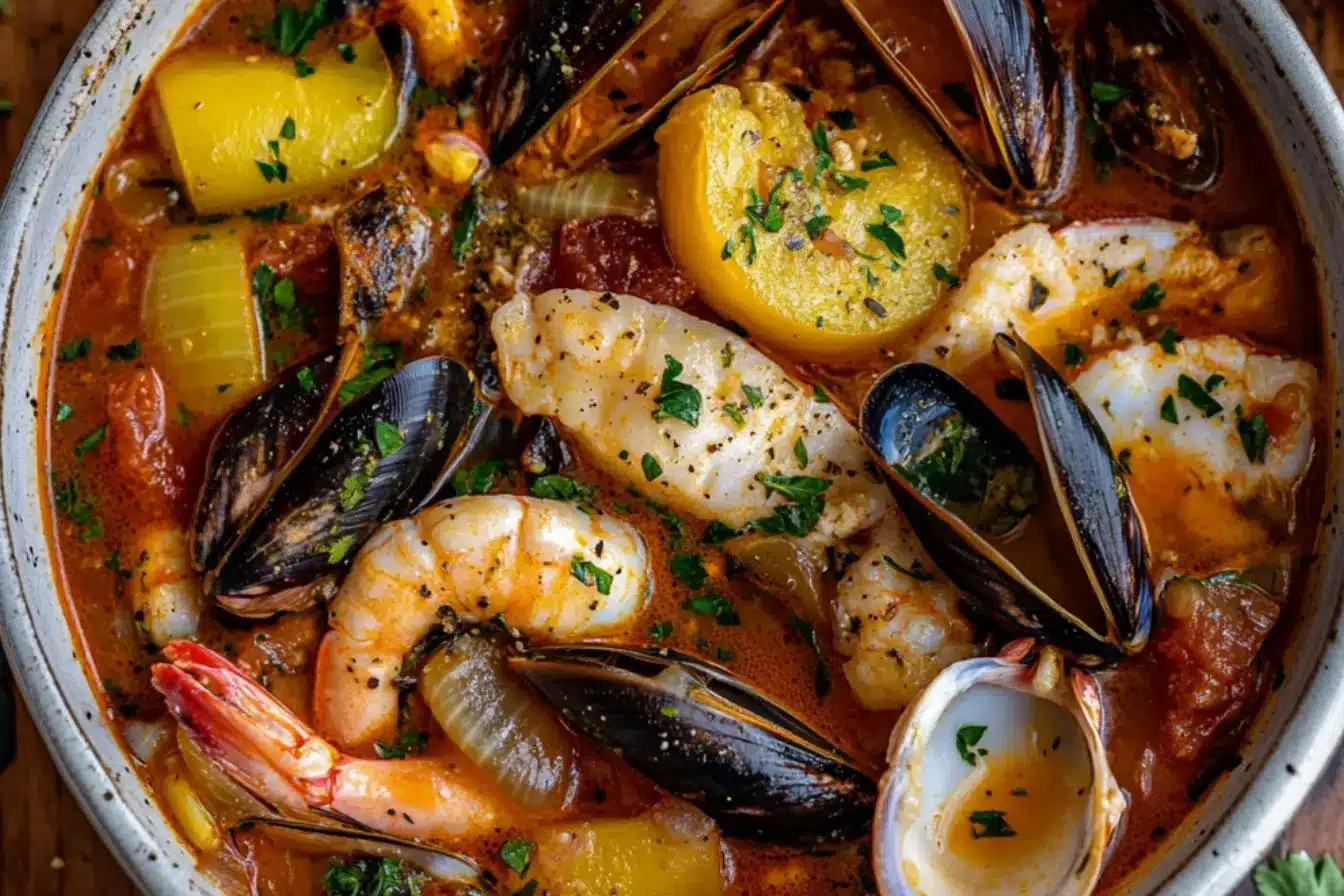 Bouillabaisse traditionnelle 2 bouillabaisse